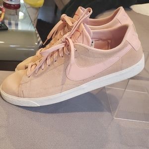 Men's Nike Blazer Pink Suede Trainers-13